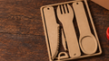 Credit card utensil kit